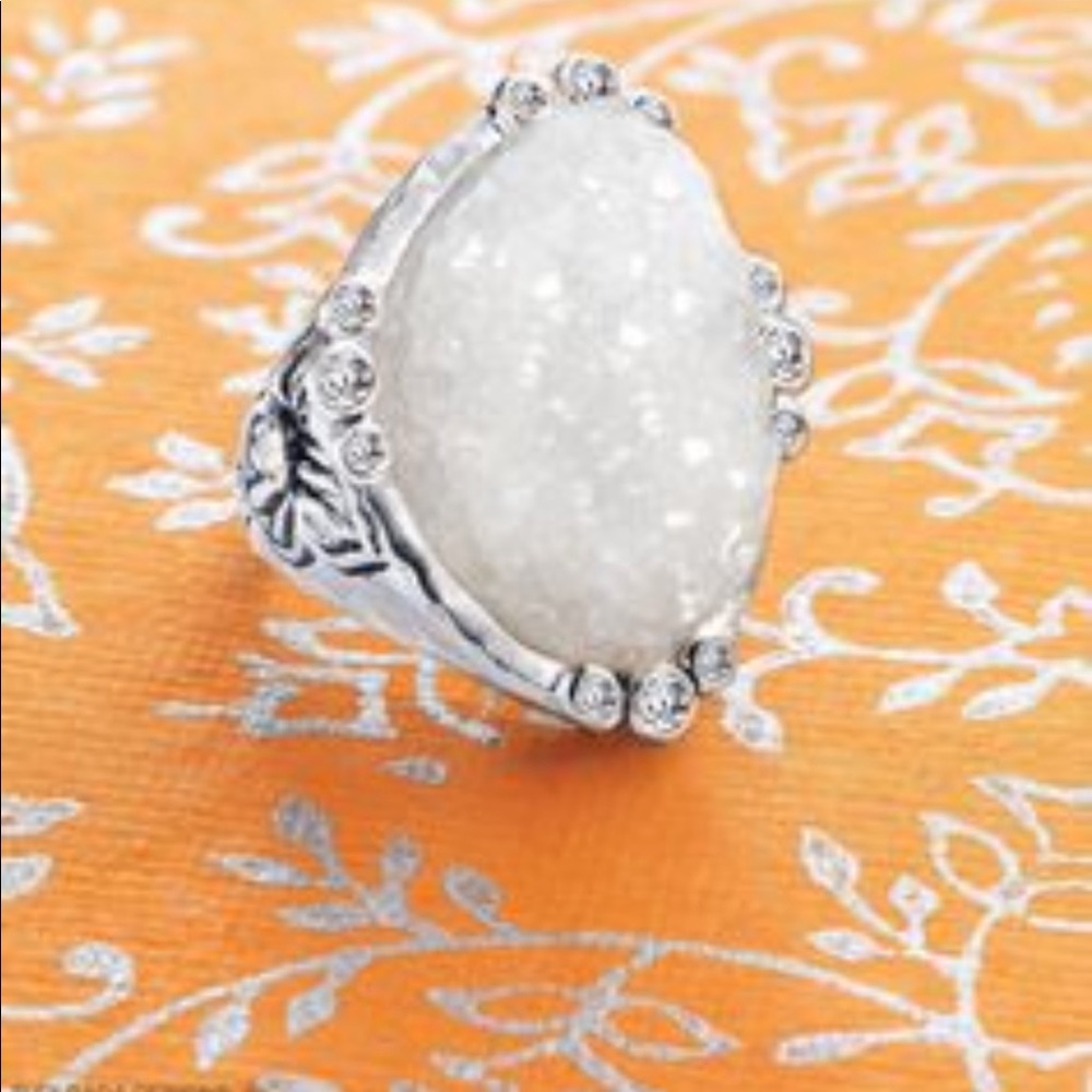Silpada ‘Beauty in the rough’ ring size 7